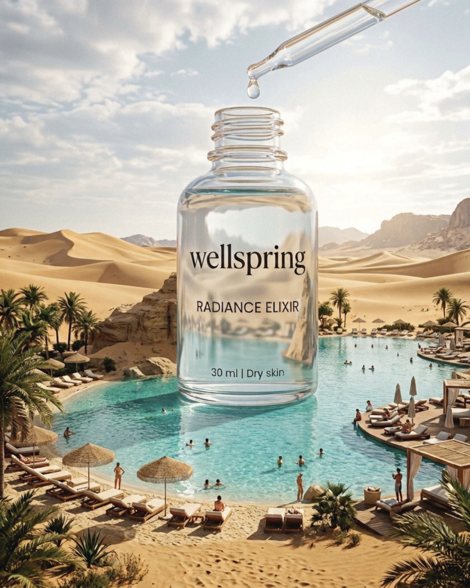 Concept — desert drop
