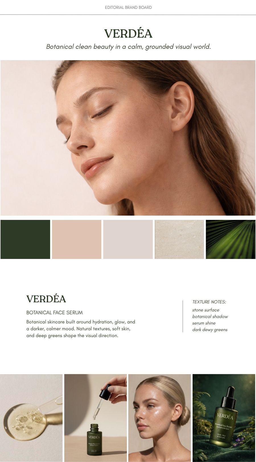 VERDÉA brand mockup